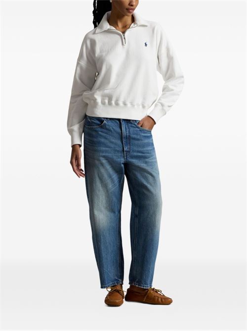 Felpa donna mezza zip POLO RALPH LAUREN | 211B18686001